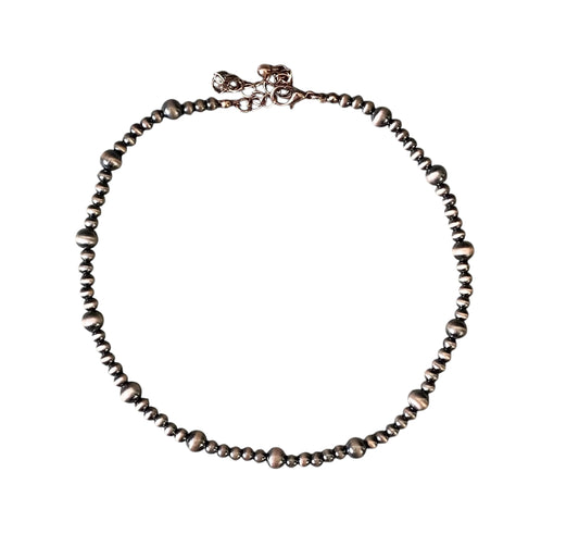 Copper Navajo Pearl Choker Necklace