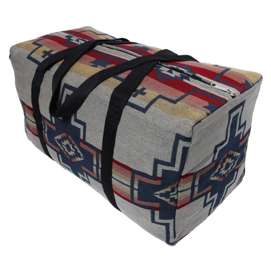 Grey Aztec Travel Bag