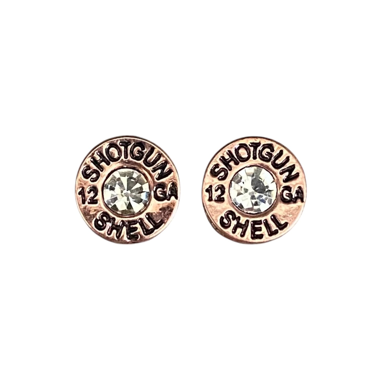 Copper Shotgun Shell Earrings