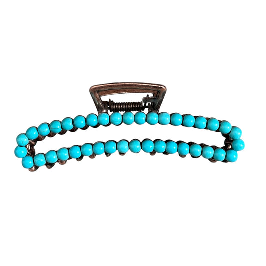 Turquoise Copper Claw Clip