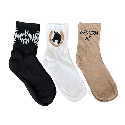 Western AF Socks