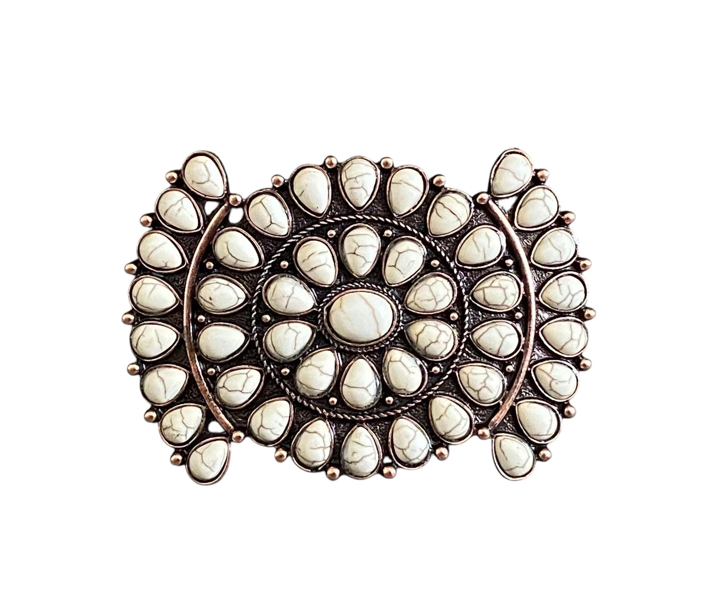 Copper Cluster Hair Barrette
