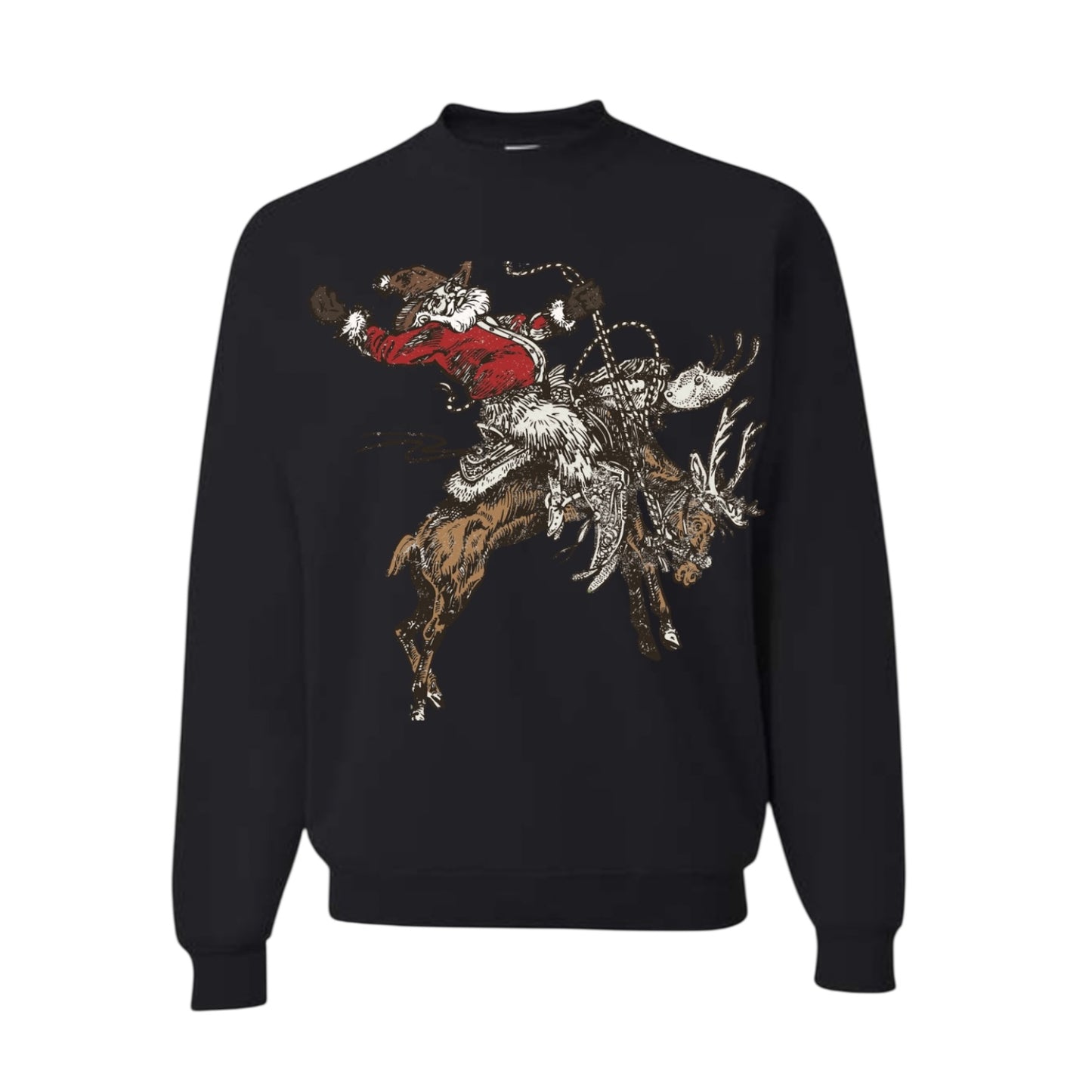 Buckin Reindeer Christmas Crewneck • PRE ORDER •