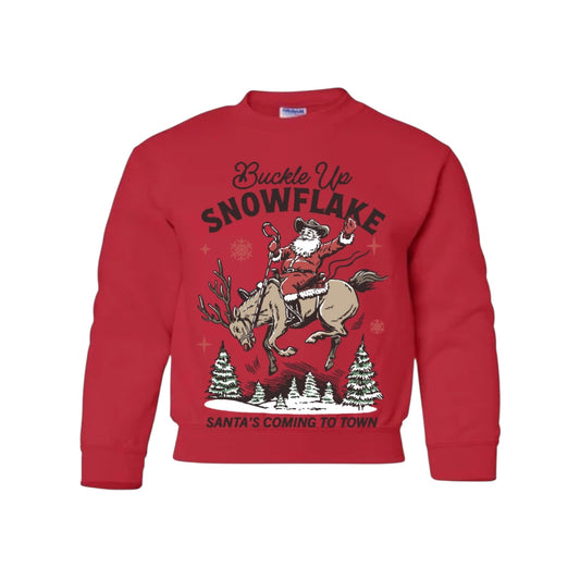 YOUTH/TODDLER Western Christmas Crewnecks (12 designs, 3 colour options) •PRE ORDER•