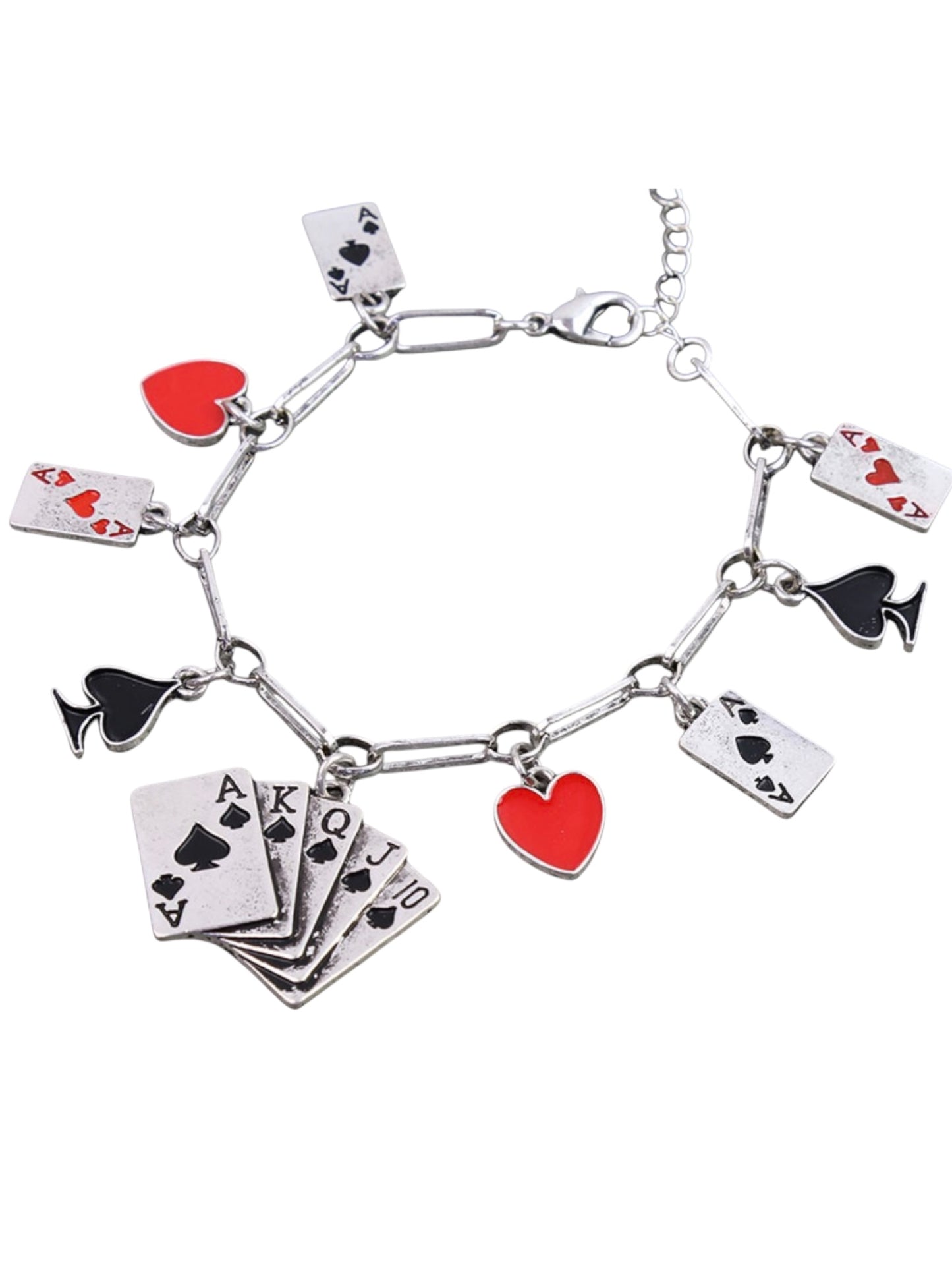 Poker Charm Bracelet