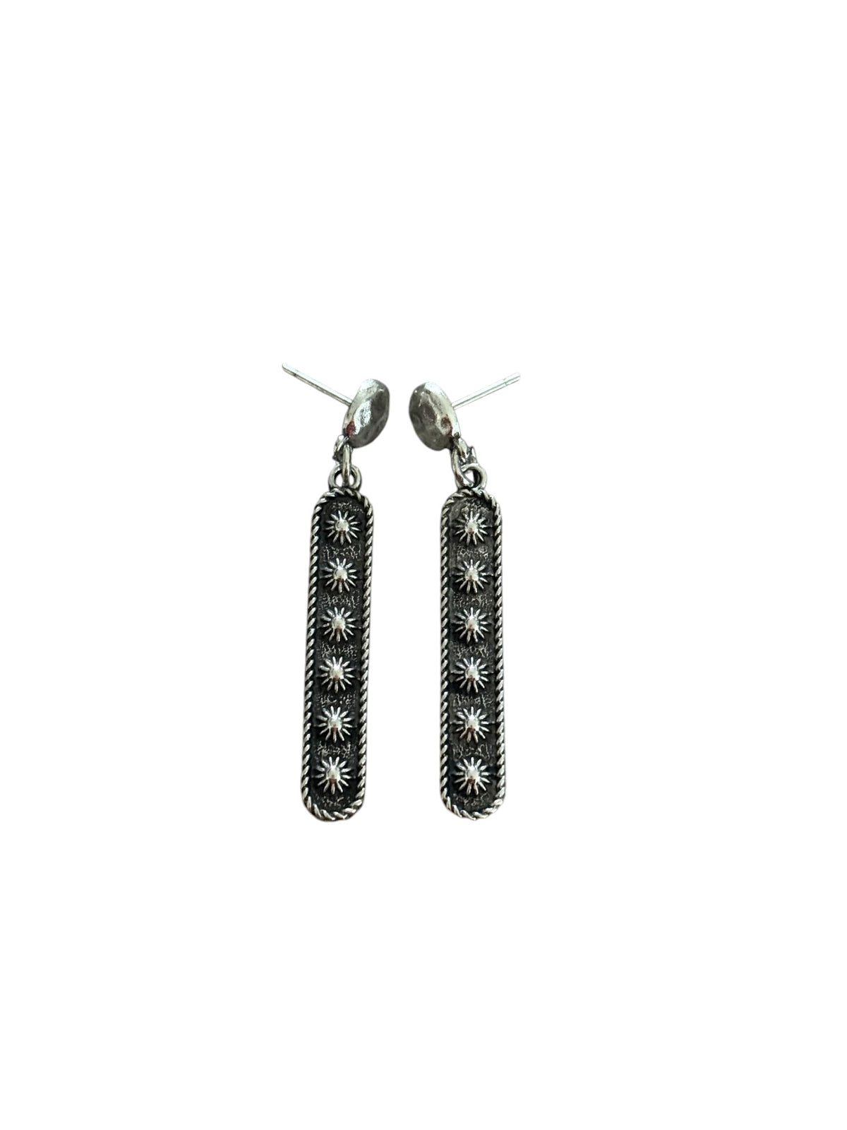 Concho Bar Earrings