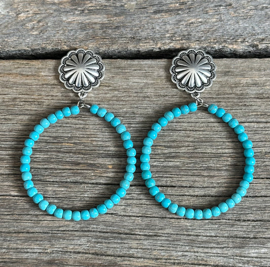 Concho Turquoise earrings