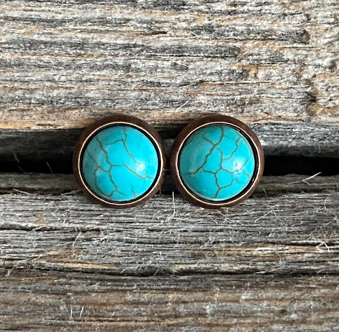 Turquoise Stone Studs