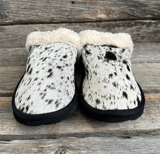 Bora Cowhide Slippers - Size 10